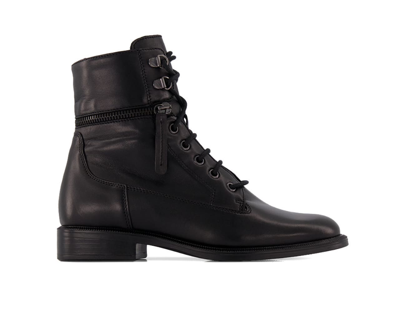 Varese boot à lacet femmes noir | Varese - Chaussures au charme italien