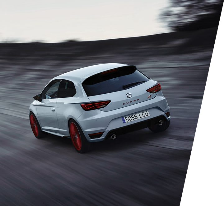 New SEAT Leon CUPRA Hintenansicht