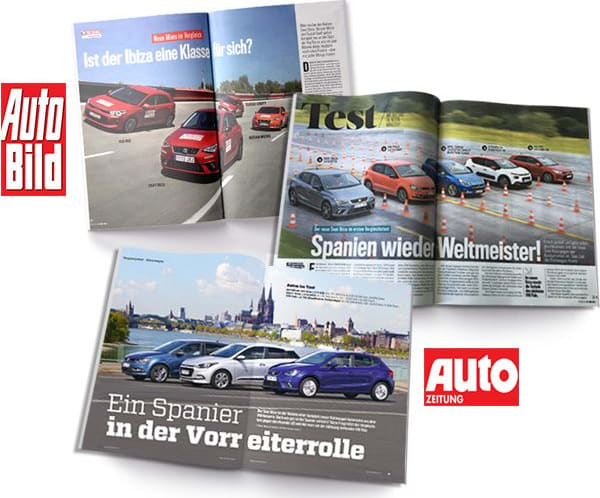 Der neue SEAT Ibiza ist dreifacher Testsieger im Vergleichstest