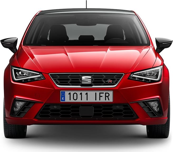 SEAT Ibiza car side exterior view reduced carbon emissions