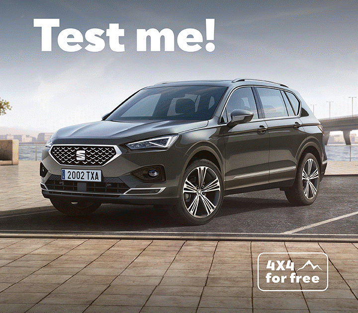 SEAT Tarraco XCELLENCE, Ansicht der Aussendetails des Grossraum-SUV von hinten