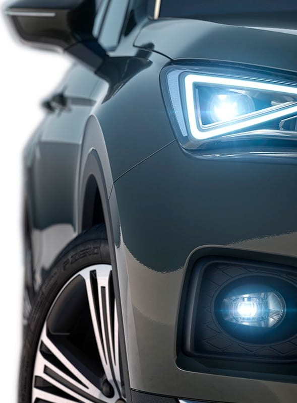 Der neue SEAT Tarraco SUV 7-Plätzer – Aussenansicht Front Mitte - Sicherheitsfunktionen