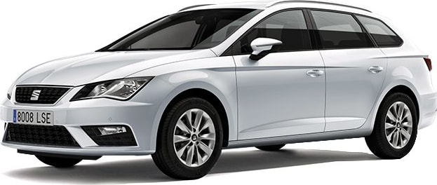 SEAT Leon side angle view exterior