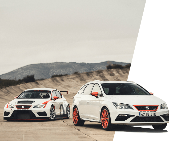 New SEAT Leon CUPRA lateral view
