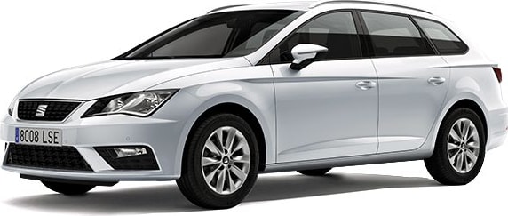 SEAT Leon side angle view exterior