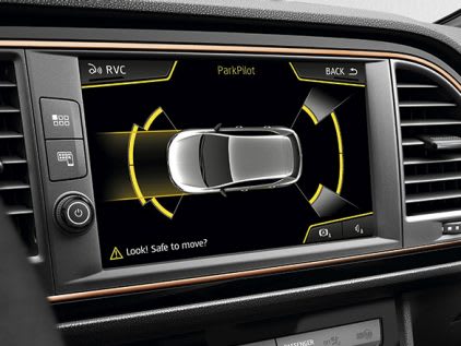 New SEAT LEON CUPRA R park distance control safety feature