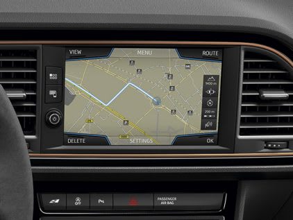 New SEAT Leon CUPRA R Navi System Plus technology detail