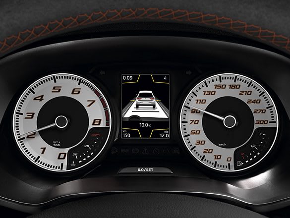New SEAT CUPRA RFully Dgital Cluster technology detail