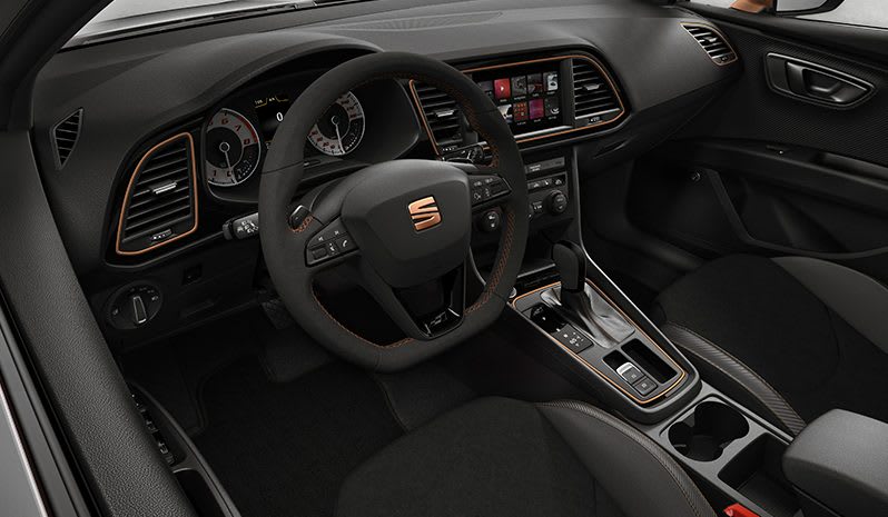 New SEAT CUPRA R interior cooper details
