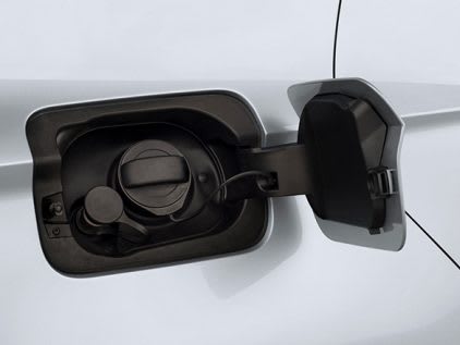 SEAT car compressed natural gas filler exterior