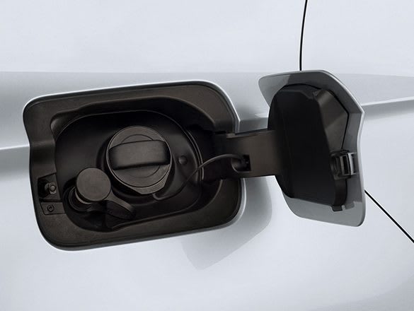 SEAT car compressed natural gas filler exterior