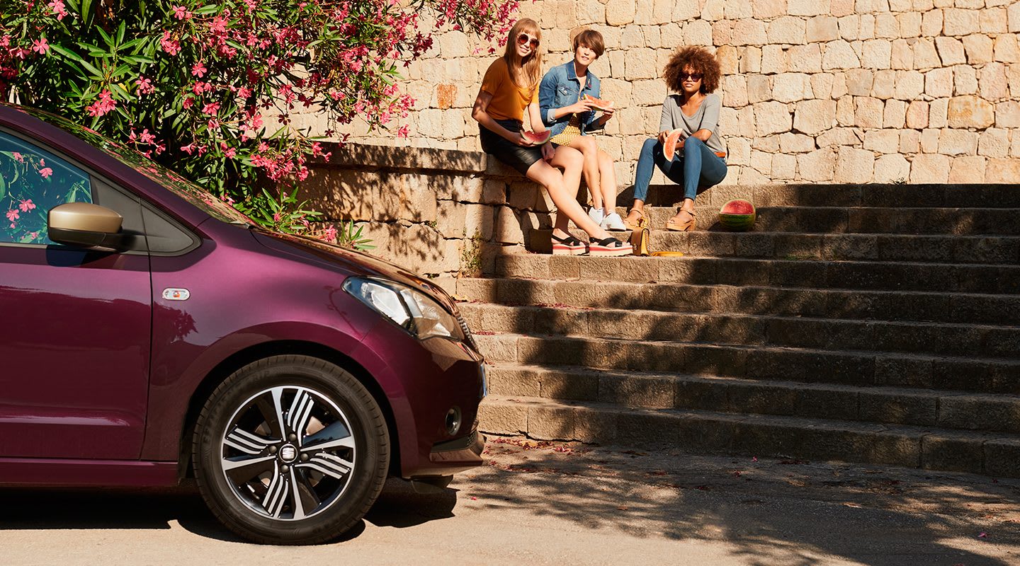 SEAT Mii shopping car