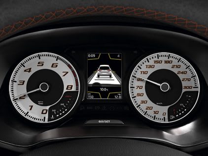 New SEAT CUPRA RFully Dgital Cluster technology detail