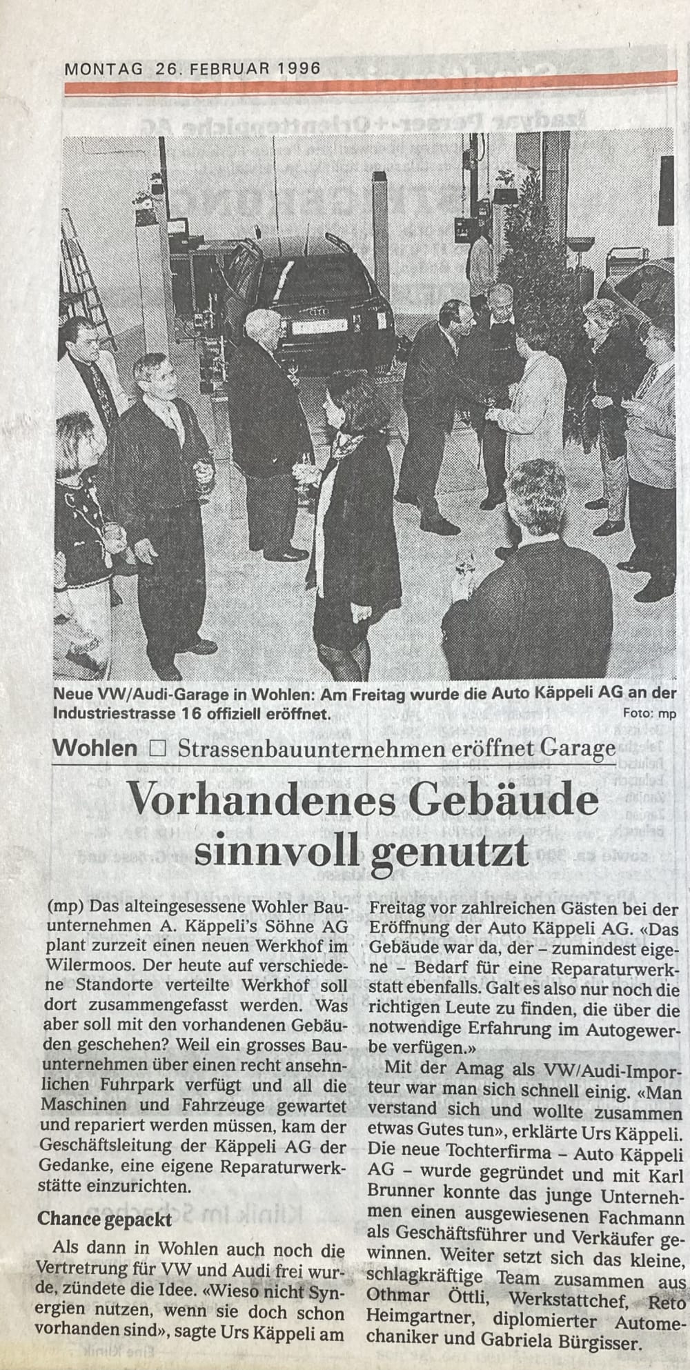 199602 Bericht Eröffnung