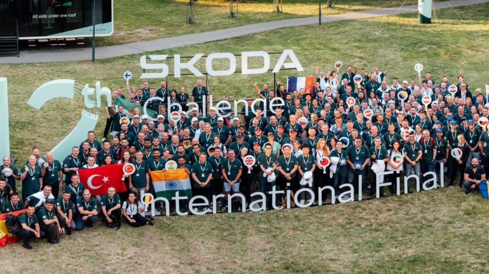 Skoda Challenge 2023 - Gruppenfoto aller Teilnehmenden