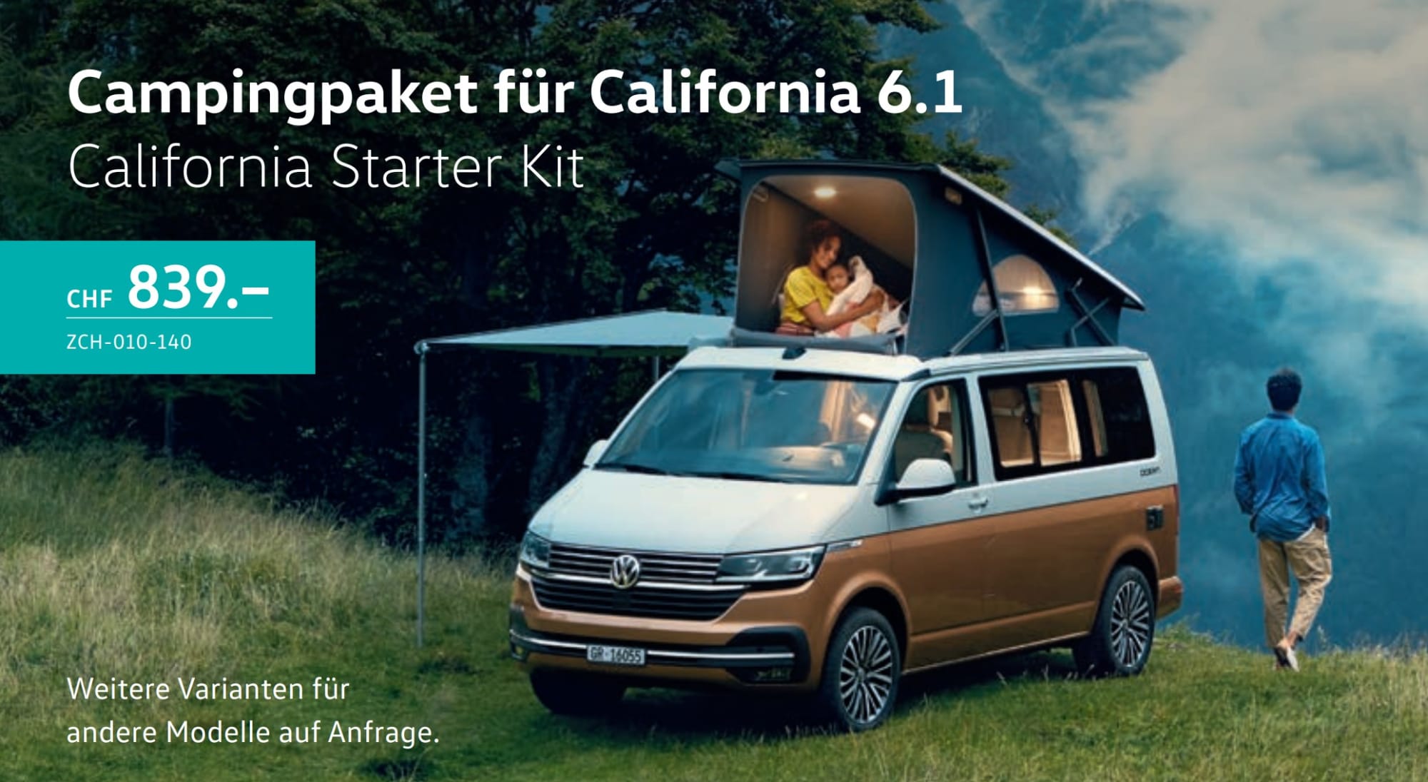 Ihr California so individuell wie Sie. | VW Nutzfahrzeuge Schweiz